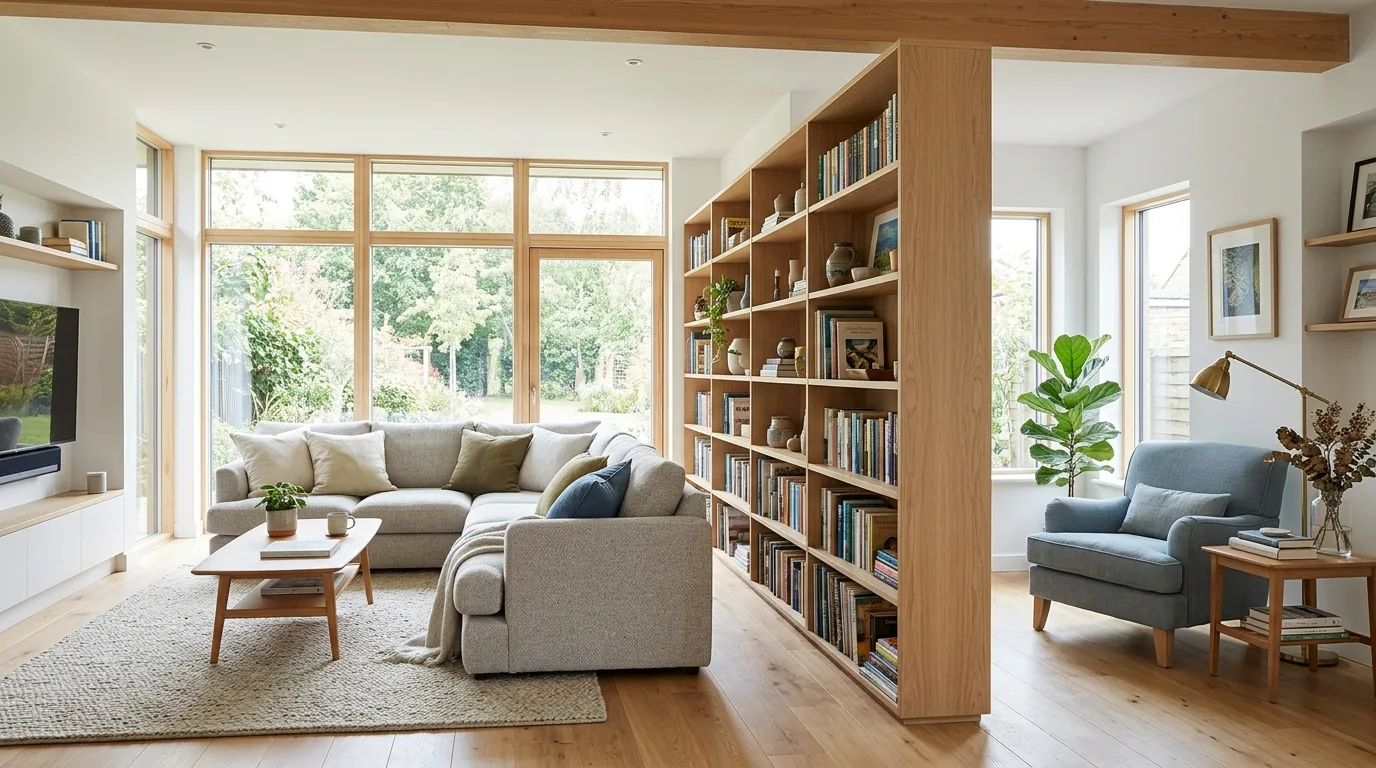 Use a rug to set the first zone